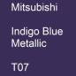 Preview: Mitsubishi, Indigo Blue Metallic, T07.